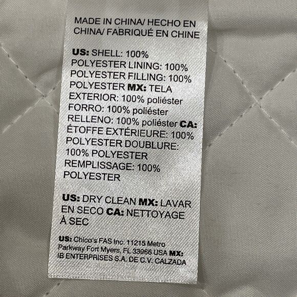 Womens Quilted Jacket Size 2 Barn Outerwear Layering Lightweight Traveler Coat - Picture 8 of 8